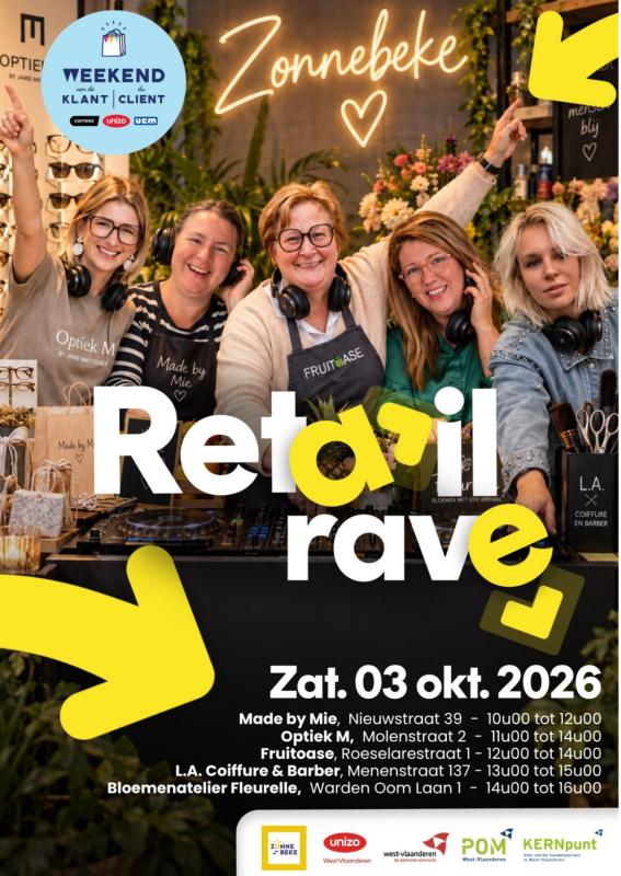 Affiche Retail Rave Zonnebeke